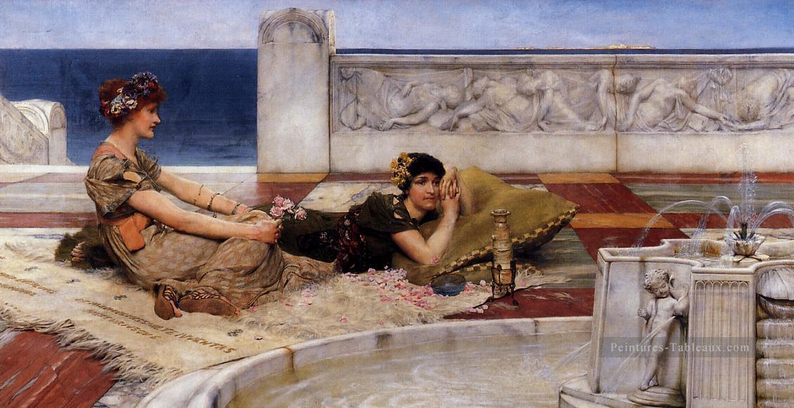 Aime les votres romantiques Sir Lawrence Alma Tadema Peintures à l'huile